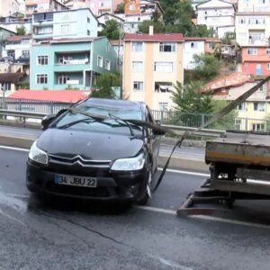 sariyerde kaza arac takla atti surucu yarali 9GWk9vdl