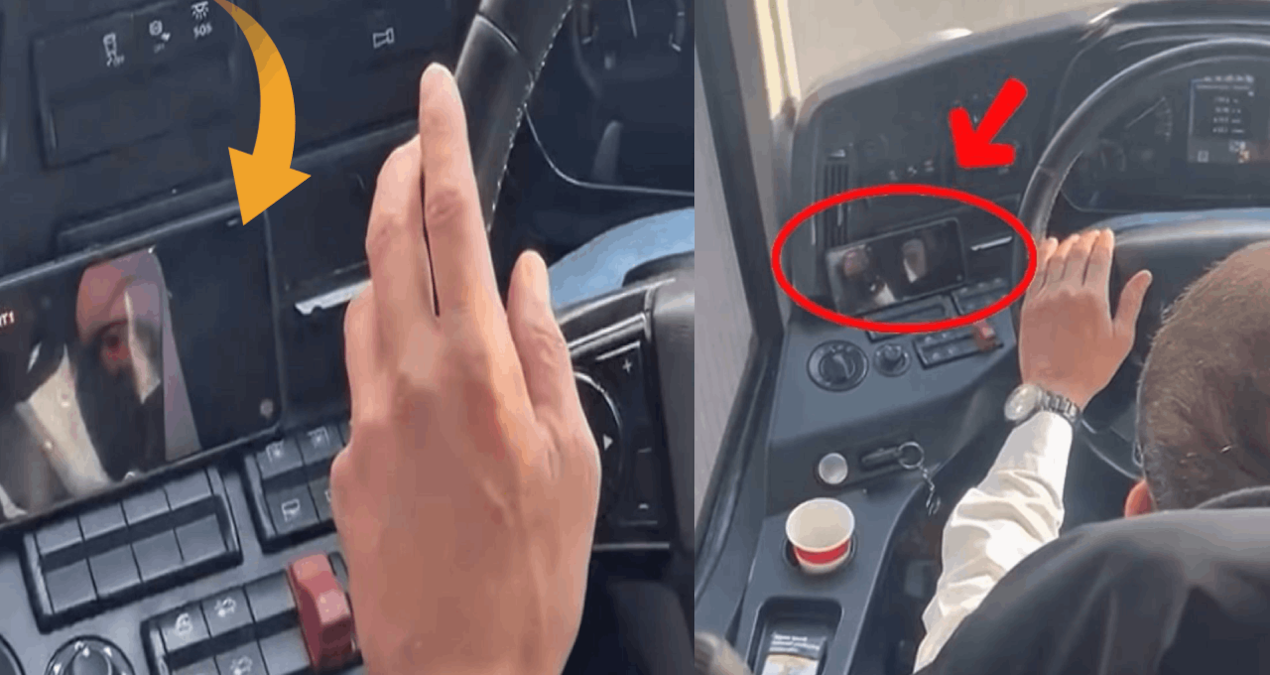 Direksiyon Başında Dizi İzleyen Şoförün Görüntüleri Sosyal Medyada Tepki Topladı!