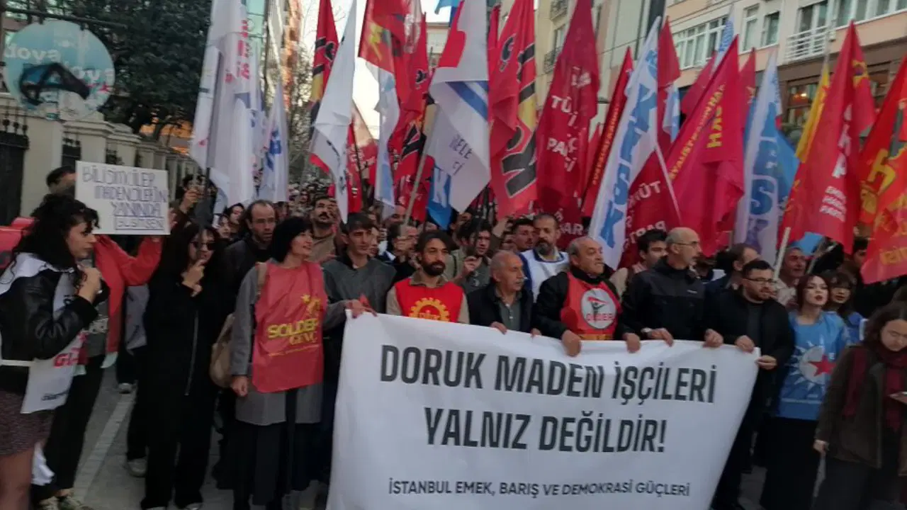 Kadıköy’den Doruk Madencilik İşçilerine Destek Mesajı