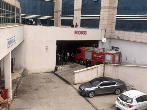 Siirt Eğitim ve Araştırma Hastanesi’nde Yangın Paniği